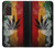 S3890 レゲエ ラスタ フラッグ スモーク Reggae Rasta Flag Smoke Samsung Galaxy Z Fold2 5G バックケース、フリップケース・カバー