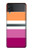 S3887 レズビアンプライドフラッグ Lesbian Pride Flag Samsung Galaxy Z Flip 3 5G バックケース、フリップケース・カバー