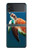 S3899 ウミガメ Sea Turtle Samsung Galaxy Z Flip 3 5G バックケース、フリップケース・カバー
