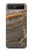 S3886 灰色の大理石の岩 Gray Marble Rock Samsung Galaxy Z Flip 5G バックケース、フリップケース・カバー