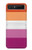 S3887 レズビアンプライドフラッグ Lesbian Pride Flag Samsung Galaxy Z Flip 5G バックケース、フリップケース・カバー