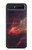 S3897 赤い星雲の宇宙 Red Nebula Space Samsung Galaxy Z Flip 5G バックケース、フリップケース・カバー