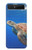 S3898 ウミガメ Sea Turtle Samsung Galaxy Z Flip 5G バックケース、フリップケース・カバー
