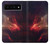 S3897 赤い星雲の宇宙 Red Nebula Space Google Pixel 6 Pro バックケース、フリップケース・カバー