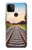 S3866 鉄道直線線路 Railway Straight Train Track Google Pixel 5A 5G バックケース、フリップケース・カバー