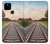 S3866 鉄道直線線路 Railway Straight Train Track Google Pixel 4a 5G バックケース、フリップケース・カバー