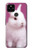 S3870 かわいい赤ちゃんバニー Cute Baby Bunny Google Pixel 4a 5G バックケース、フリップケース・カバー