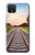 S3866 鉄道直線線路 Railway Straight Train Track Google Pixel 4 バックケース、フリップケース・カバー