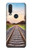 S3866 鉄道直線線路 Railway Straight Train Track Motorola One Action (Moto P40 Power) バックケース、フリップケース・カバー