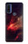 S3897 赤い星雲の宇宙 Red Nebula Space Motorola G Pure バックケース、フリップケース・カバー
