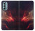 S3897 赤い星雲の宇宙 Red Nebula Space Motorola Moto G Stylus 5G (2022) バックケース、フリップケース・カバー