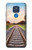 S3866 鉄道直線線路 Railway Straight Train Track Motorola Moto G Play (2021) バックケース、フリップケース・カバー