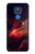 S3897 赤い星雲の宇宙 Red Nebula Space Motorola Moto G Play (2021) バックケース、フリップケース・カバー