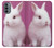 S3870 かわいい赤ちゃんバニー Cute Baby Bunny Motorola Moto G31 バックケース、フリップケース・カバー