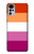 S3887 レズビアンプライドフラッグ Lesbian Pride Flag Motorola Moto G22 バックケース、フリップケース・カバー