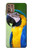 S3888 コンゴウインコの顔の鳥 Macaw Face Bird Motorola Moto G9 Plus バックケース、フリップケース・カバー