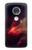 S3897 赤い星雲の宇宙 Red Nebula Space Motorola Moto G7, Moto G7 Plus バックケース、フリップケース・カバー