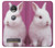 S3870 かわいい赤ちゃんバニー Cute Baby Bunny Motorola Moto Z2 Play, Z2 Force バックケース、フリップケース・カバー