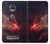 S3897 赤い星雲の宇宙 Red Nebula Space Motorola Moto Z2 Play, Z2 Force バックケース、フリップケース・カバー