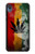 S3890 レゲエ ラスタ フラッグ スモーク Reggae Rasta Flag Smoke Motorola Moto E6, Moto E (6th Gen) バックケース、フリップケース・カバー