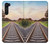 S3866 鉄道直線線路 Railway Straight Train Track Motorola Edge バックケース、フリップケース・カバー