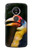 S3876 カラフルなサイチョウ Colorful Hornbill Motorola Moto E5 Plus バックケース、フリップケース・カバー