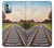 S3866 鉄道直線線路 Railway Straight Train Track Nokia G11, G21 バックケース、フリップケース・カバー