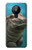 S3871 かわいい赤ちゃんカバ カバ Cute Baby Hippo Hippopotamus Nokia 5.3 バックケース、フリップケース・カバー