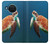 S3899 ウミガメ Sea Turtle Nokia X20 バックケース、フリップケース・カバー