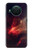 S3897 赤い星雲の宇宙 Red Nebula Space Nokia X10 バックケース、フリップケース・カバー