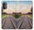 S3866 鉄道直線線路 Railway Straight Train Track OnePlus Nord N20 5G バックケース、フリップケース・カバー