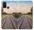 S3866 鉄道直線線路 Railway Straight Train Track OnePlus Nord N10 5G バックケース、フリップケース・カバー