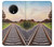 S3866 鉄道直線線路 Railway Straight Train Track OnePlus 7T バックケース、フリップケース・カバー