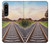 S3866 鉄道直線線路 Railway Straight Train Track Sony Xperia 1 IV バックケース、フリップケース・カバー