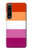 S3887 レズビアンプライドフラッグ Lesbian Pride Flag Sony Xperia 1 IV バックケース、フリップケース・カバー