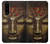 S3874 ブッダフェイスオームシンボル Buddha Face Ohm Symbol Sony Xperia 5 III バックケース、フリップケース・カバー