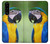 S3888 コンゴウインコの顔の鳥 Macaw Face Bird Sony Xperia 5 III バックケース、フリップケース・カバー