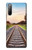 S3866 鉄道直線線路 Railway Straight Train Track Sony Xperia 10 II バックケース、フリップケース・カバー