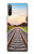S3866 鉄道直線線路 Railway Straight Train Track Sony Xperia L4 バックケース、フリップケース・カバー
