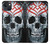 S0223 吸血鬼 スカル タトゥー Vampire Skull Tattoo iPhone 14 バックケース、フリップケース・カバー
