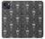 S2371 スカルヴィンテージモノクロのパターン Skull Vintage Monochrome Pattern iPhone 14 バックケース、フリップケース・カバー