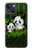 S2441 パンダファミリー 竹林 Panda Family Bamboo Forest iPhone 14 バックケース、フリップケース・カバー