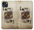 S2528 ポーカーキングカード Poker King Card iPhone 14 バックケース、フリップケース・カバー