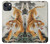 S2751 虎の絵画 Chinese Tiger Brush Painting iPhone 14 バックケース、フリップケース・カバー