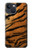 S2962 虎のストライプグラフィックプリント Tiger Stripes Graphic Printed iPhone 14 バックケース、フリップケース・カバー