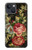 S3013 ヴィンテージバラ Vintage Antique Roses iPhone 14 バックケース、フリップケース・カバー