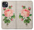 S3079 ピンクローズ Vintage Pink Rose iPhone 14 バックケース、フリップケース・カバー