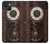 S3221 クロックギア Steampunk Clock Gears iPhone 14 バックケース、フリップケース・カバー