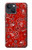 S3354 赤バンダナ Red Classic Bandana iPhone 14 バックケース、フリップケース・カバー