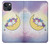 S3485 かわいい眠りユニコーン Cute Unicorn Sleep iPhone 14 バックケース、フリップケース・カバー